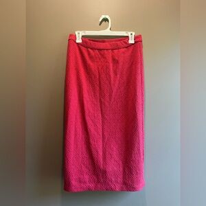 Maeve Anthropologie Red Pencil Skirt medium